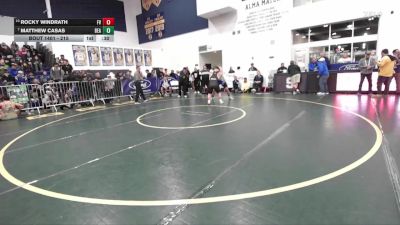 215 lbs 3rd Place Match - Rocky Windrath, Fountain Valley vs Matthew Casas, Beaumont