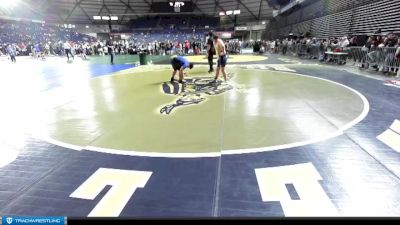 250 lbs Round 4 - Casey Kelton, Ferndale Force Wrestling Club vs Byron Petit, Ilwaco Youth Wrestling