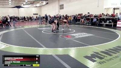 145 lbs Cons. Round 2 - Chance Fischer, Wabasso vs Andrew Pankonin, Red Rock Central