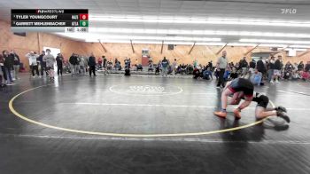 135 lbs Semifinal - Tyler Youngcourt, Hazelton vs Garrett Mehlenbacher, Atlanta