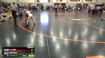 PW-13 lbs Semifinal - James `jj` Orr, DC Elite vs Knox Hartman, PACK732