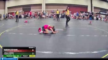 65 lbs Round 2 (6 Team) - Cruz Moss, Team Gotcha vs Baran Stevens, Midwest Xtreme Wrestling