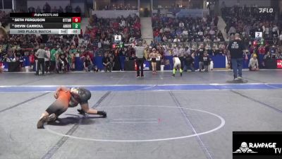 76 lbs Cons. Round 1 - Michael Salgado, Gray County vs Jayton Johnson, Bourbon County