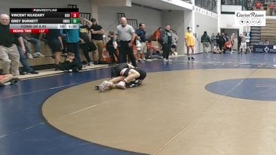 125 lbs Consi Of 8 #2 - Vincent Kilkeary, Ohio State vs Grey Burnett, Unrostered - Perrysburg