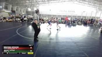 110 lbs Round 1 (4 Team) - Rocky Little, INWTC vs Brayden Spencer, South Central Utah