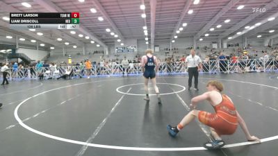 126 lbs Rr Rnd 2 - Brett Larson, Nebraska Red - HSB vs Liam Driscoll, New England Gold - HSB