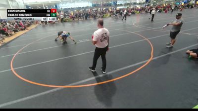138 lbs Cons. Round 2 - Evan Madiol, Unattached vs Carlos Tomecko, Unattached