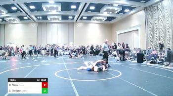 116 lbs Consi Of 16 #2 - Rylie Chew, Coast Wr Acd vs Sophia Rimbert, NM Beast