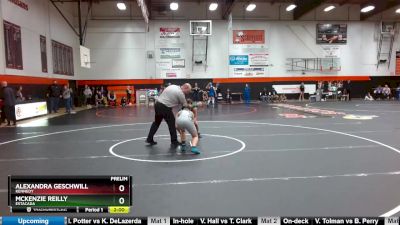 130 lbs Prelim - McKenzie Reilly, Estacada vs Alexandra Geschwill, Kennedy