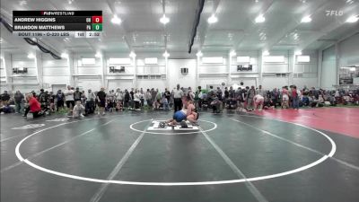 O-220 lbs Final - Andrew Higgins, OH vs Brandon Matthews, PA