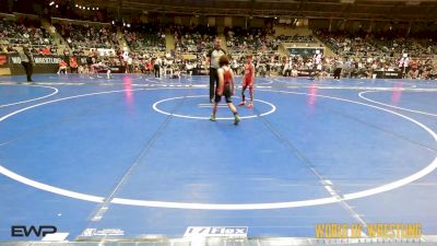 58 lbs Consi Of 16 #1 - Kason Gabbard, Raw Wrestling Club vs Cash Tiller, WolfPack Wrestling Academy