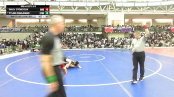 150 lbs Quarterfinal - Riley Storozuk, East Hartford vs Tyler Ciarleglio, Notre Dame-West Haven
