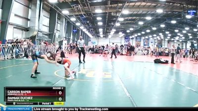 84 lbs Rd# 5- 3:45pm Friday Final Pool - Damian DuChez, Maryland Black vs Carson Raper, Nebraska Elite