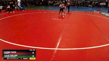 93 lbs Cons. Round 3 - Camrik Tappe, Staples vs Lucas Von Arx, Caledonia/Houston