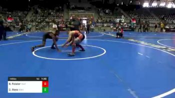 145 lbs Final - Brayton Feister, Unaffiliated vs Dreshaun Ross, Sebolt Wrestling Academy