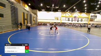 125B lbs Rr Rnd 1 - Greg Diakomihalis, Cornell vs Caleb Uhorchuk, Army West Point