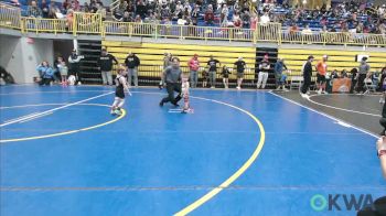 35 lbs Round Of 16 - Logan Allen, Ponca City Wildcat Wrestling vs Colt Manuel, Blackwell Wrestling Club