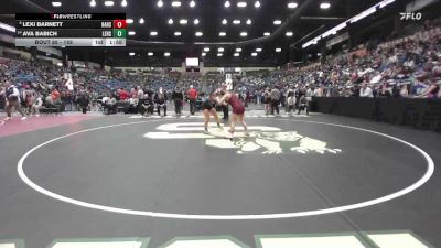 155 lbs Champ. Round 1 - Lexi Barnett, Hays Hs vs Ava Babich, Leavenworth HS
