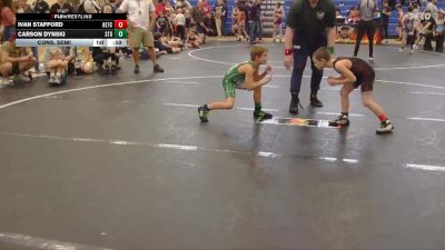 65 lbs Cons. Semi - Carson Dynski, Summerville Take Down vs Ivan Stafford, KC Elite Training Center