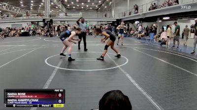 145 lbs Round 3 (8 Team) - Nadia Rose, Crown City Queens Blue vs Nadia Hawrylchak, Curby Polar Bears