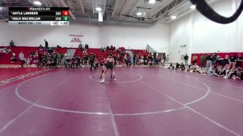 115 lbs Champ. Round 3 - Halo MacMillan, Columbine vs Kayla Landers, Chatfield