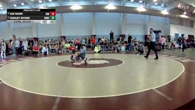 77 lbs Cons. Round 1 - Oakley Myers, Buffalo Gap Wrestling Club vs Ian Ward, SVWC