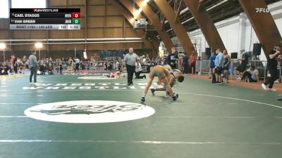 140 lbs Consi Of 8 #2 - Cael Staggs, Nevada Elite vs Van Green, Journeymen WC