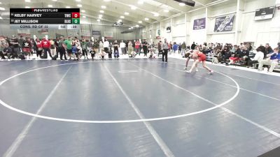 144 lbs Cons. Rd Of 32 - Jet Millison, Basehor-Linwood High School Wrestling vs Kelby Harvey, Team Idaho Wrestling Club