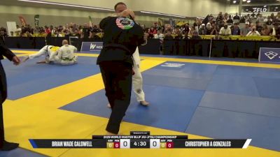 Christopher A Gonzales vs Brian Wade Caldwell 2025 World Master IBJJF Jiu-Jitsu Championship