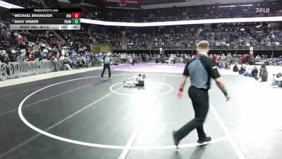 5th Place Match - Shay Weber, Philip/Kadoka Area/Wall vs Michael Branaugh, Bon Homme/Avon