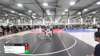 109 lbs Quarterfinal - Jos Wong, Colorado Top Team vs Maddox Wood, Snowflake Lobos