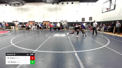 285 lbs Round Of 16 - Marquise Eason, New Britain vs Woodensley Blaise, Westhill