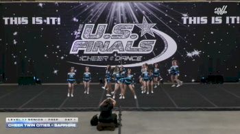 Cheer Twin Cities - Sapphire [2026 L1.1 Senior - PREP Day 1] 2026 The U.S. Finals Des Moines