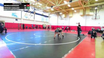 190 lbs Champ. Round 2 - Michelle Rodriguez, Rio Mesa vs Estefany Caballero, Orange