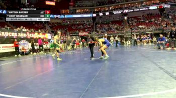 1A-175 lbs Cons. Round 3 - Kayden Baxter, AHSTW vs Cody Hageman, Beckman Catholic