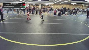 40 lbs 5th Place - Harrigan Brandt, Fallon Outlaws WC vs Hinano Bantilan, Nakamura Wrestling