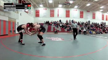 215 lbs 5th Place Match - Owen Dreher, Howland vs Brenden Betts, Orrville