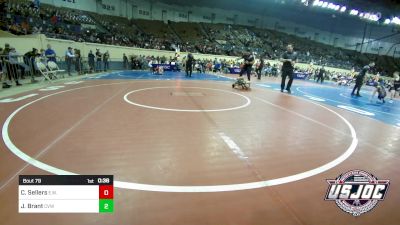 55 lbs Consi Of 8 #1 - Case Sellers, Elgin Wrestling vs Jayden Brant, Caney Valley Wrestling