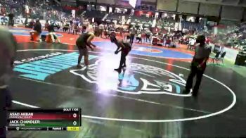 1 lbs Quarterfinal - Asad Akbar, Charlton County vs Jack Chandler, Darlington