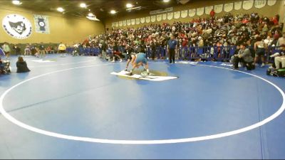 132 lbs Champ. Round 4 - Diego Escobar, Overfelt vs Daniel Benevides, Highland