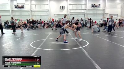 76 lbs Round 5 (6 Team) - Grady Peterson, NOVA Wrestling Club vs Raige Morrison, Ohio Gold 10K