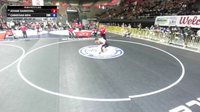 138 lbs Champ. Rd Of 32 - Jovani Sandoval vs Christian Ripa, Timberwolves Wrestling