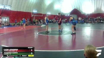 118-122 lbs Round 1 - Cadie Leeseberg, Wadena-Deer Creek vs Makenna Kurth, Waukon