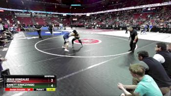 D1-215 lbs Semifinal - Jesus Gonzalez, Reedsburg Area vs Garett Kawczynski, Port Washington