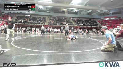 67 lbs Quarterfinal - Cooper PULLIAM, Team Tulsa Wrestling Club vs Ulrich Dyches, Bartlesville Wrestling Club
