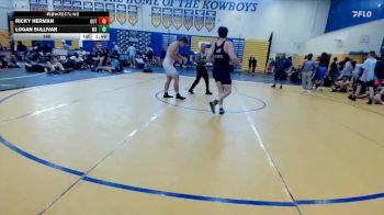 190 lbs Quarters & Wb (16 Team) - Logan Sullivan, Westside Wrestling vs Ricky Herman, The Outsiders