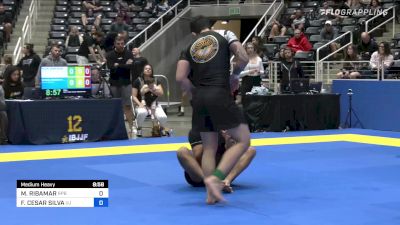 Manuel Ribamar vs Felipe Cesar Silva | 2022 IBJJF No-Gi Pans Medium Heavyweight Final