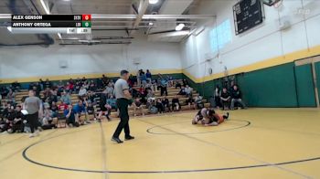 285 lbs Cons. Round 2 - Anthony Ortega, Lebanon vs Alex Genson, Sylvania Southview