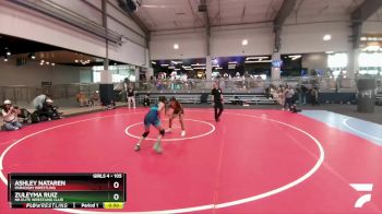 105 lbs 2nd Place Match - Zuleyma Ruiz, NB Elite Wrestling Club vs Ashley Nataren, Paradigm Wrestling