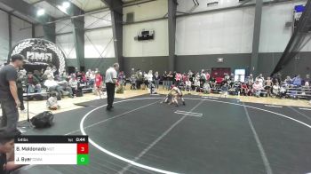 54 lbs Quarterfinal - Benjamin Maldonado, Victory Wrestling-Central WA vs Jacob Byer, Cowa